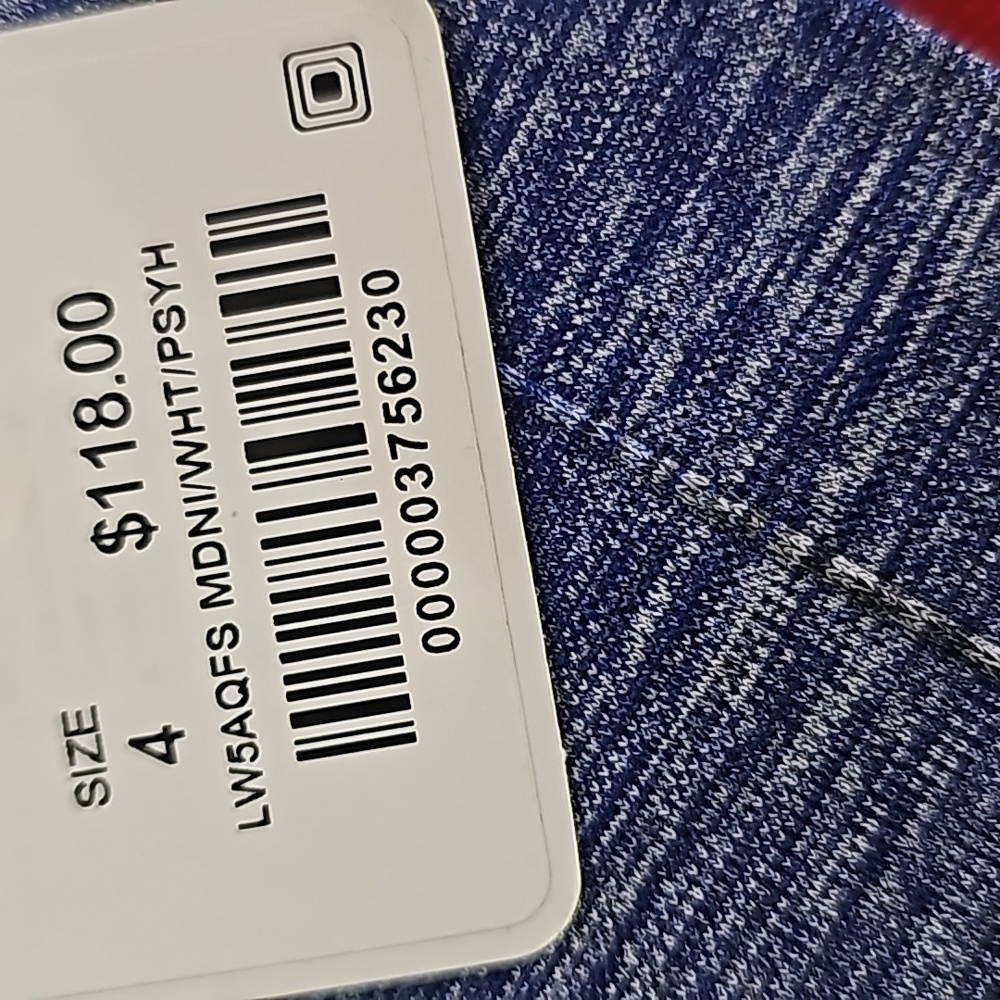 NWT Lululemon Balance Resist 7/8 Tight (25") Midnight Navy White Psychic Size 4 - Picture 4 of 9